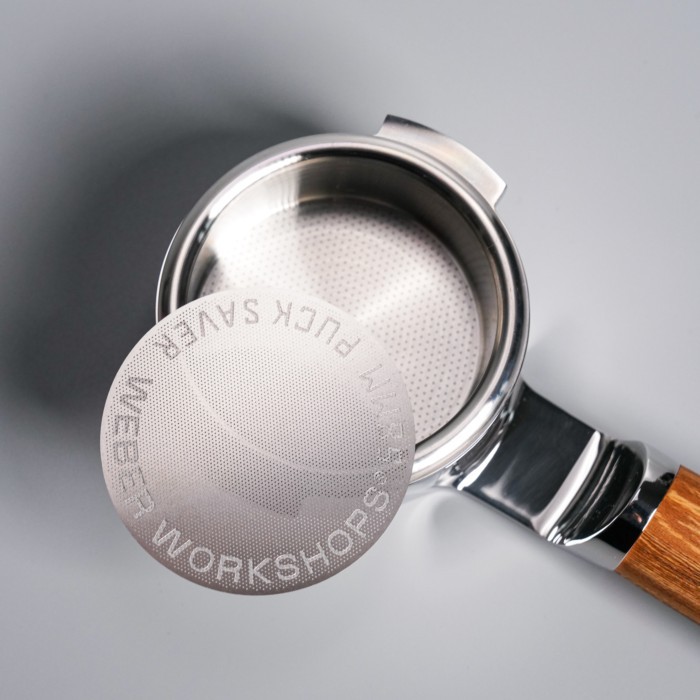 Weber Workshops Puck Saver ตาข่ายแยกน้ํารอง 58 มม. ตาข่ายกรองสแตนเลส 200 ไมครอน
