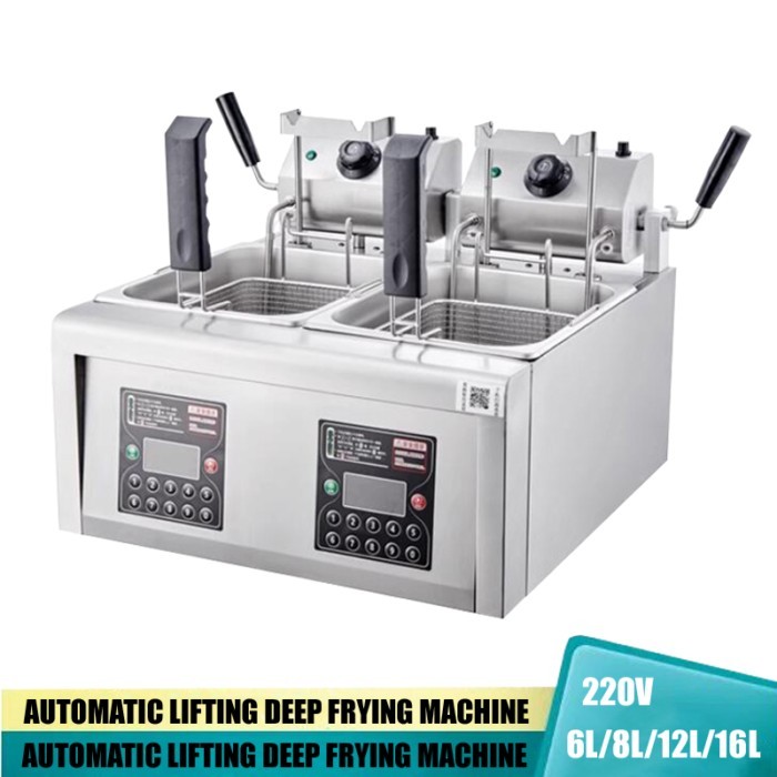 Electric Fryer Commercial Automatic Lifting Fryer Intelligent Single Cylinder Double Cylinder Large