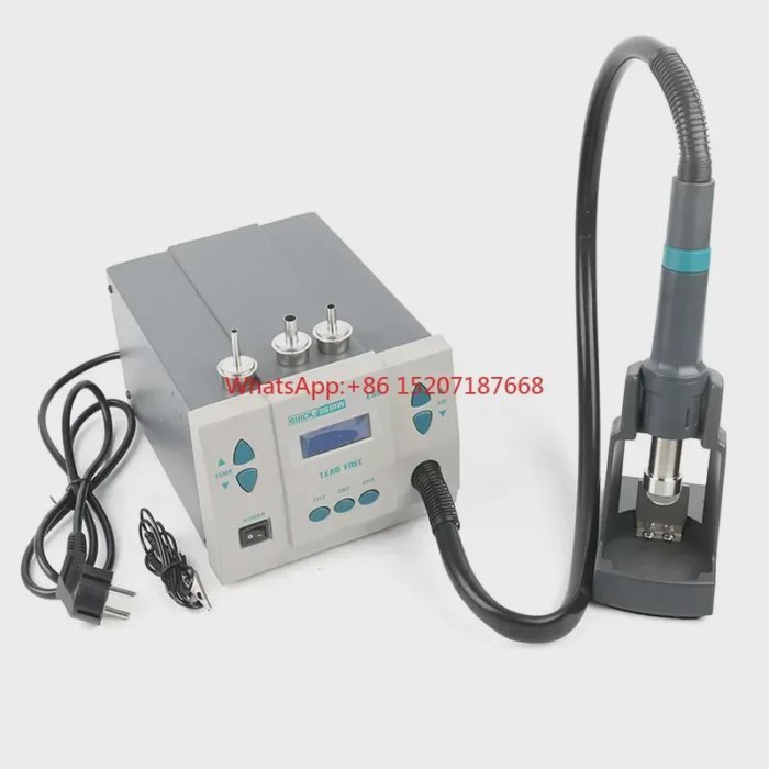 The original quick 861 dw1000W220/110V high-speed 861DW lead-free hot air welding station rework st