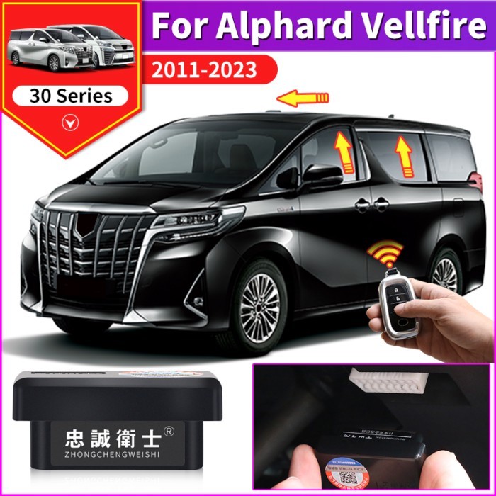 For Toyota Alphard Vellfire 30 20 Series Modification Accessories Interior Window Lifter OBD Tuning
