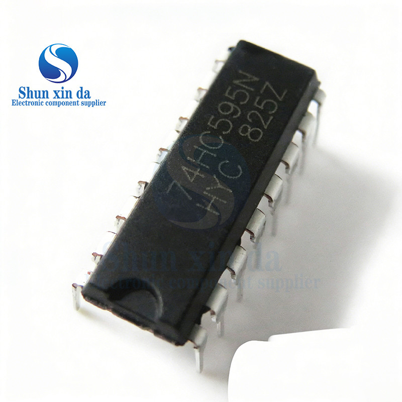 10PCS SN74HC595N DIP16 SN74HC595 74HC595N 74HC595 DIP-16 ใหม่ในสต็อก