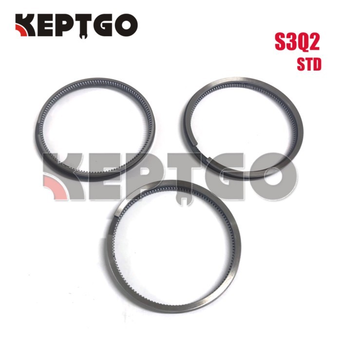 New 3 Sets STD Piston Ring set for Mitsubishi S3Q S3Q2 S3Q2T Engine For Caterpillar 303