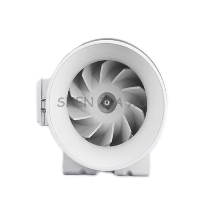 Inclined flow turbo-charged pipe fan HF-150P 6 inch strong ventilation exhaust fan circular pipe bl