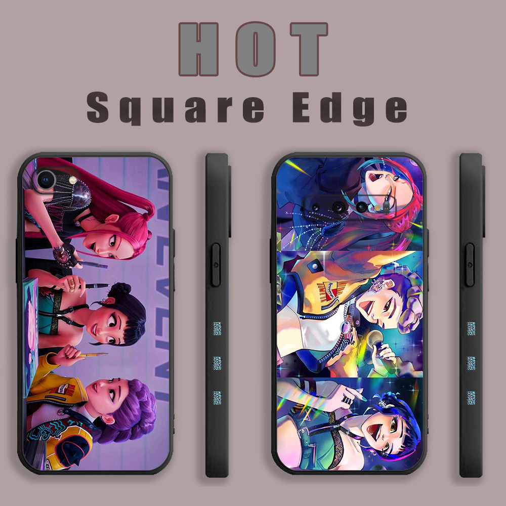 ปลอกสําหรับ Xiaomi POCO M5S POCO F4 12x 13 Lite F5 X5 PRO 13t Pro C55 Kpop Demon Hunters สีชมพูความง