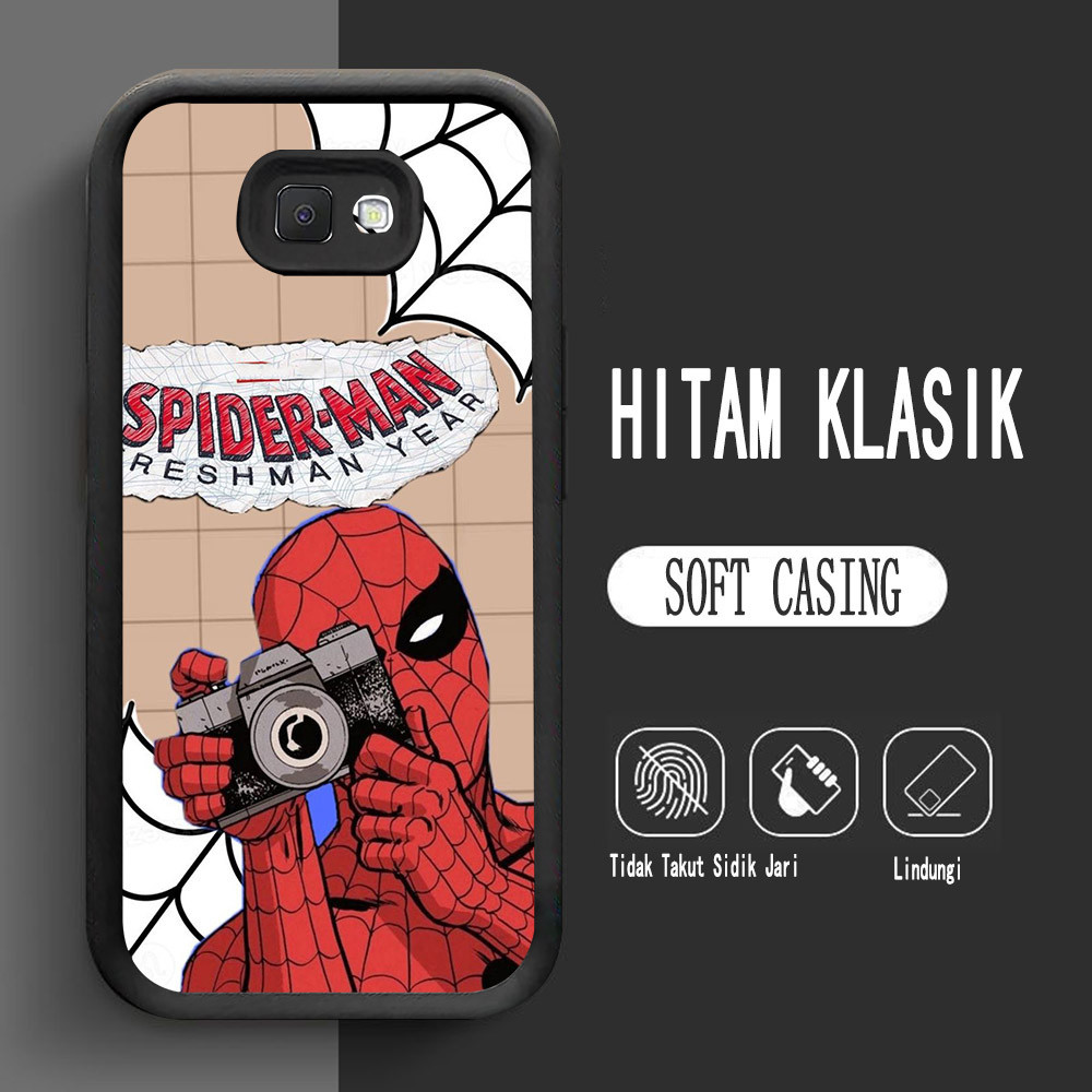 เคสสําหรับ Samsung J4 J2 J7 J6 Prime Plus Pro Soft L-14 Spider-Man