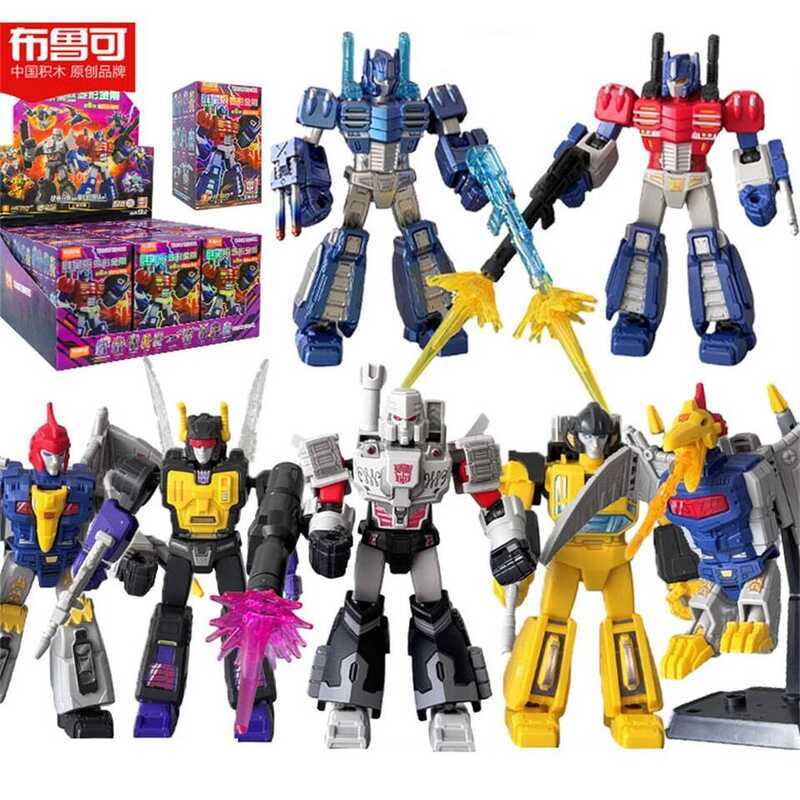 X BLOKEES Transformers Building Blocks Gv06 Edition IDW Optimus Prime Megatron Action Figure Toy Ar