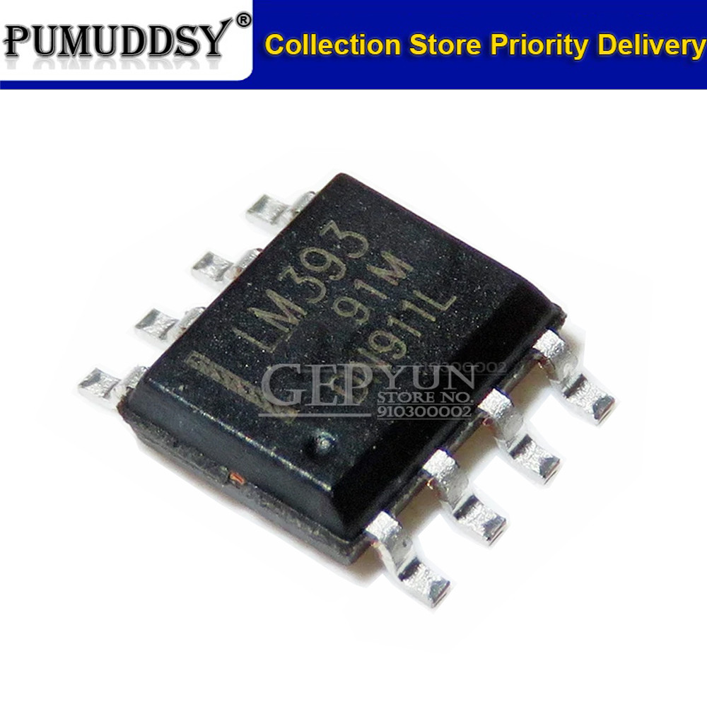 10PCS LM393DR LM393 SOP8 SOP LM393DT LM393DR2G SMD