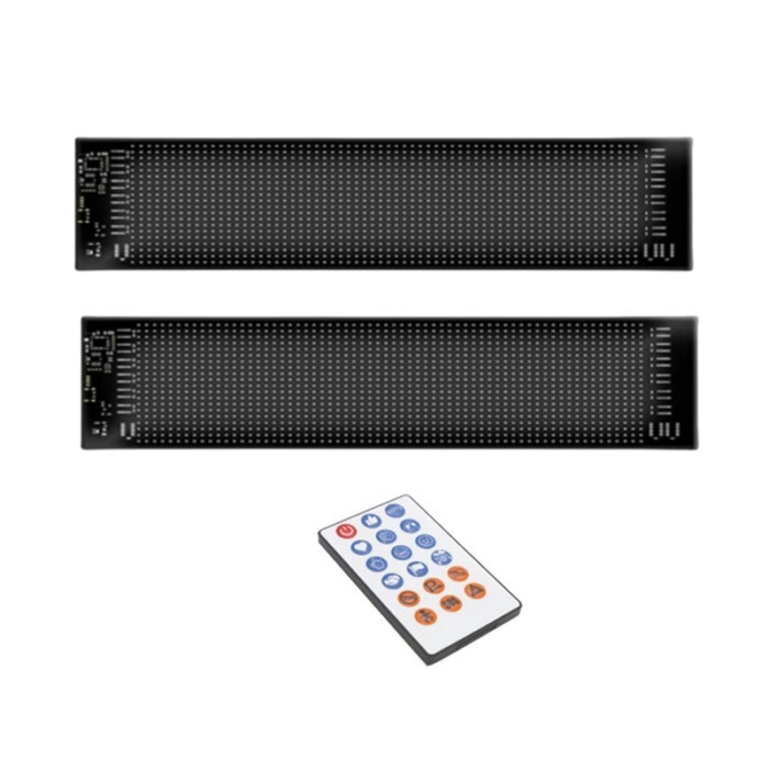 2PCS LED Eyes Windshield Truck Car Display Screen Panel LED Luminous Sign LED Glowing Eyes For Wind