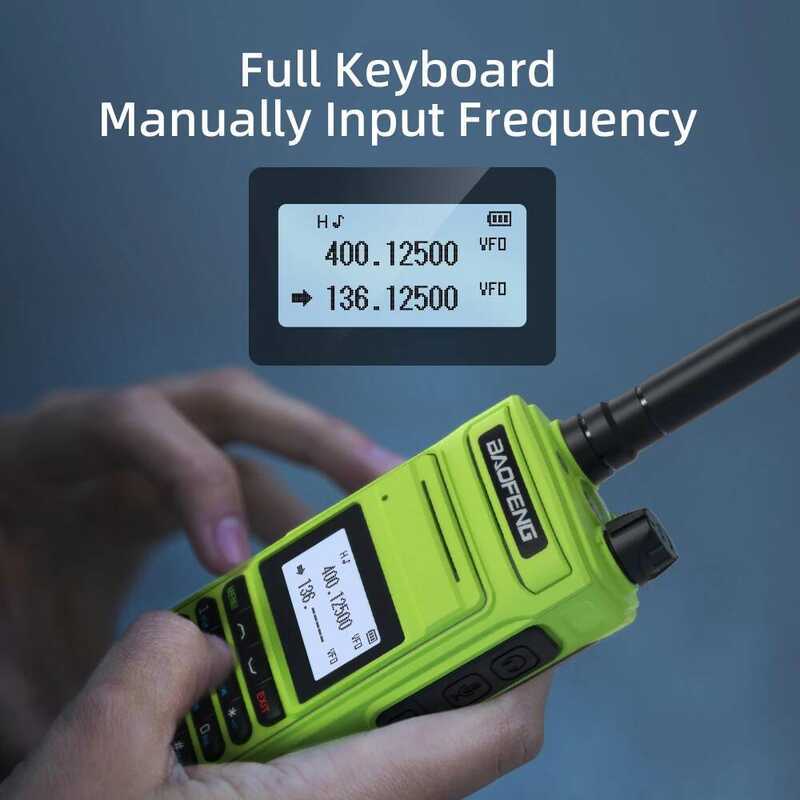 ▥  Original P15uv Walkie Talkie 10W 999Ch UV Dual Band Type-C ชาร์จ 50Km Max Long Range