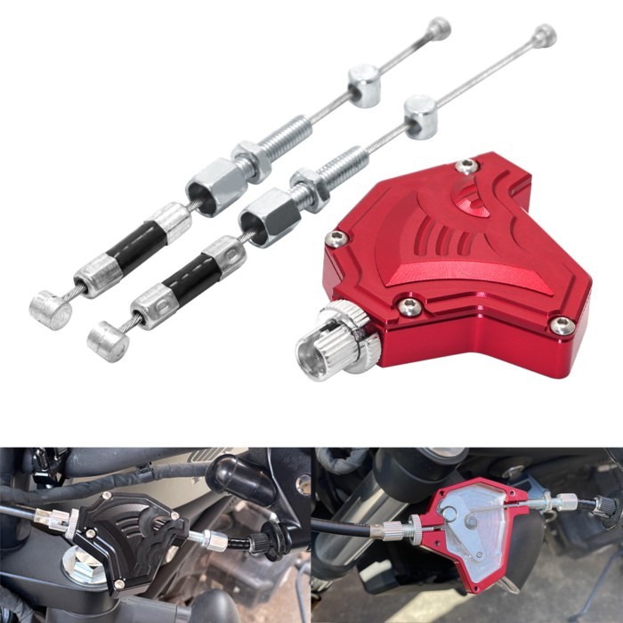 Motorcycle CNC Aluminum Stunt Clutch Lever Easy Pull Cable System For Suzuki DRZ400SM DRZ400S DRZ 4
