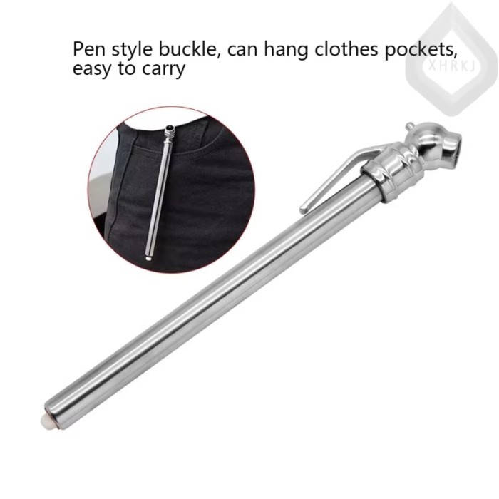 NEWS 3pcs Universal Tire Air Pressure Gauge Pen Checker Test 5-50 PSI Car Vehicle Motor Durable Bar