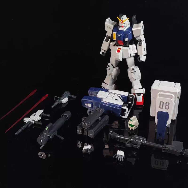 Cool kk Marine Combat Gundam Airborne Backpack HG 1/144 ร่มชูชีพพร้อมโมเดลประกอบหัวจิม