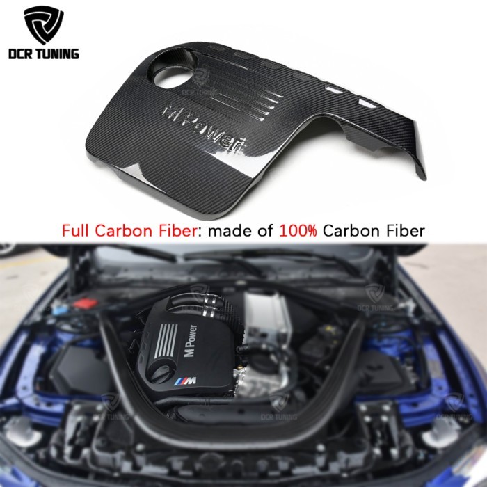 Engine Cover For BMW 2014-20 F87 M2C F80 M3 F82 F83 M4 Full Dry Carbon Fiber Forged Inner Engine Bo