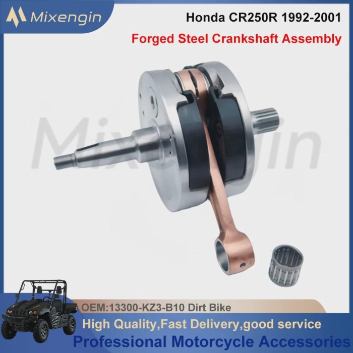 High Performance Crankshaft Assembly For Honda CR250R 1992-2001 13300-KZ3-B10 Motor Engine Parts Co