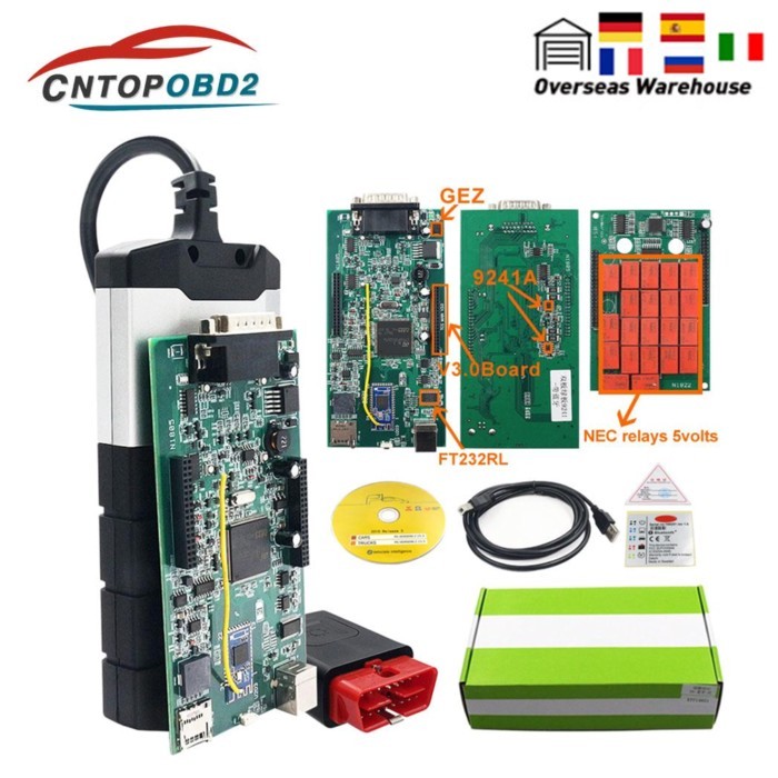 Newest 2021.11 Multidiag Pro + V3.0 NEC Relays Bluetooth Scanner 2020.23 with Keygen for Car/Truck