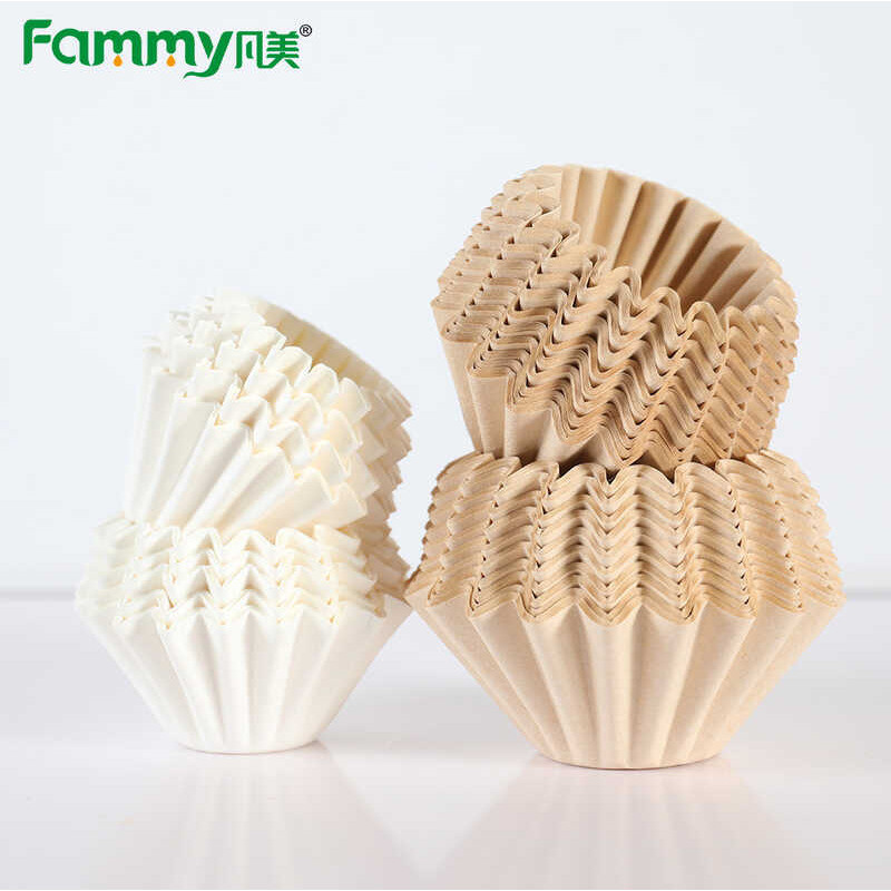 155/45/Thickened Wave Bowl-Shaped Cake Cup Hand-Brewed Coffee Filter Paper เหมาะสําหรับ Origami Filt