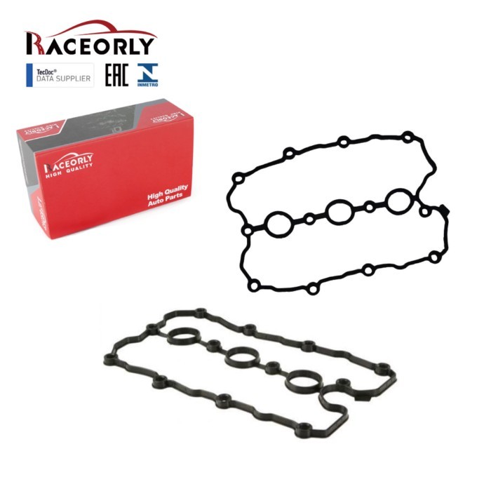 RACEORLY ACM Valve Cover Gasket Set For AUDI A6 3.2L V6 06E103483G 06E103484G