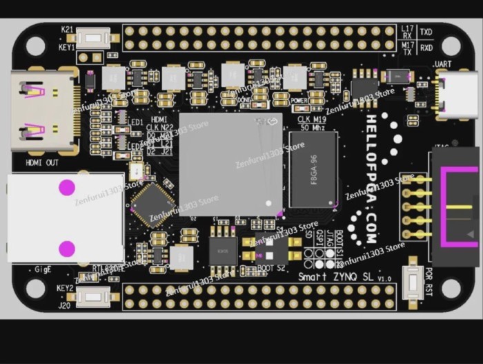 Xil-nx FPGA ZYNQ 7020 Minimum System Board Development Board