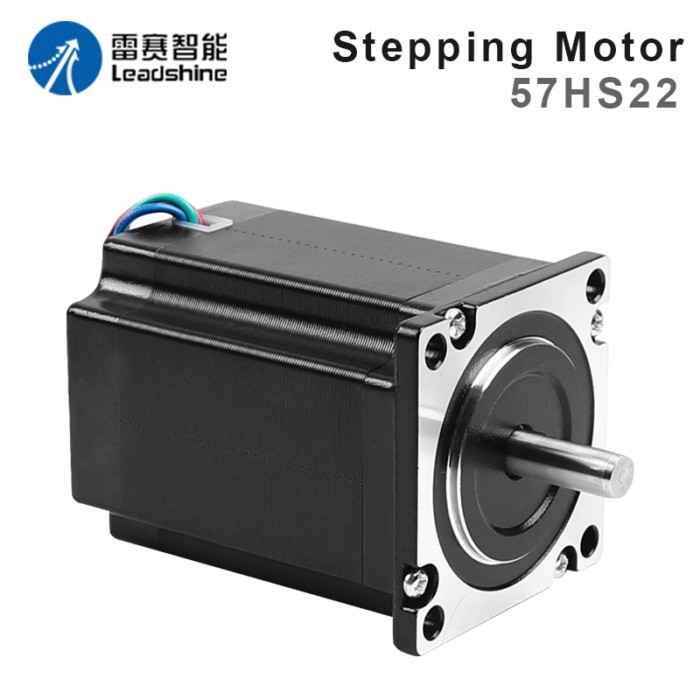 Leadshine Nema 23 Stepper Motor 2 Phase 2.2 N.m 5.6A (57HS22) 8-lead Length 8m Shaft 8mm for CNC En