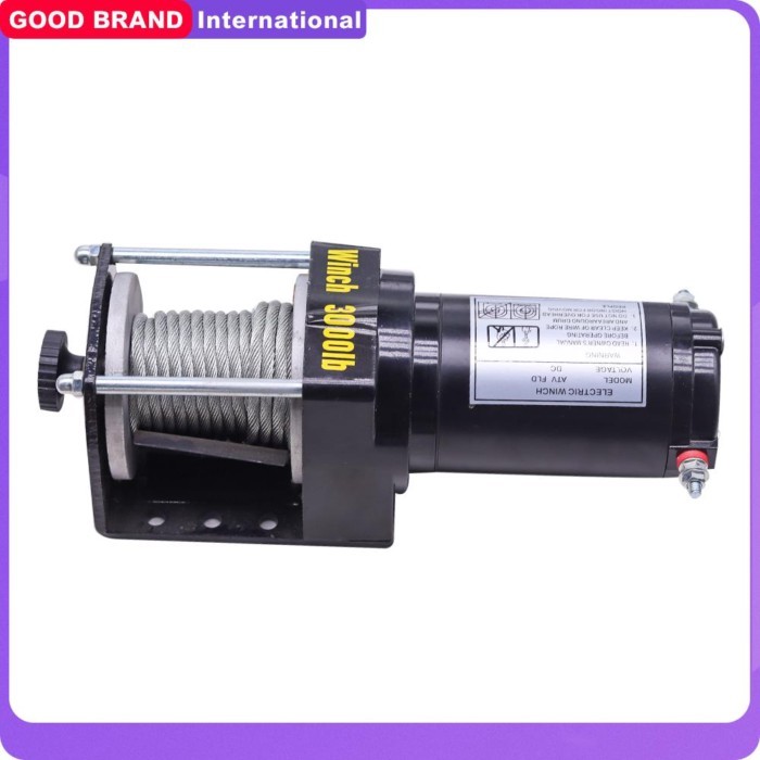 2000lbs/3000lbs Fast Electric Winch 12v Car Off-road Self-rescue 24v Truck Traction Electric Hoist