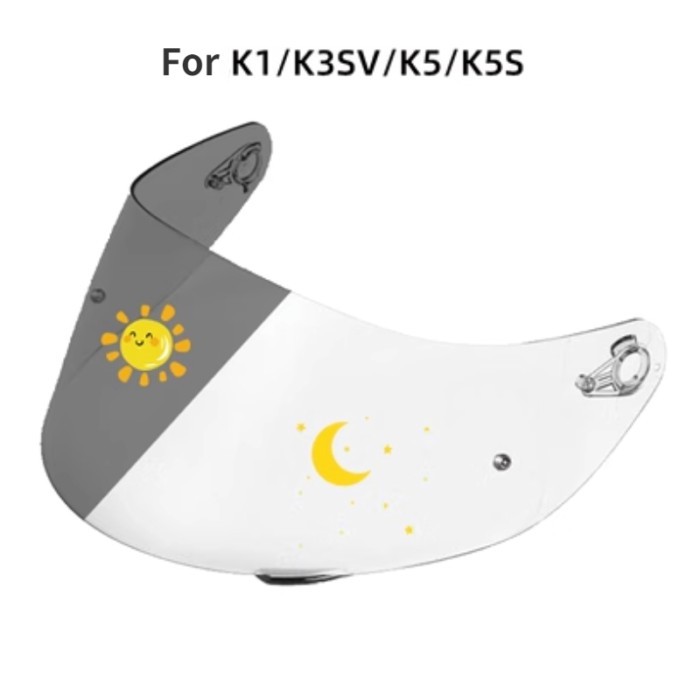 Photochromic Visor for AGV K5 K5S K5-S K3SV K3-SV K1 Helmet Glasses Screen Shield Windshield Access