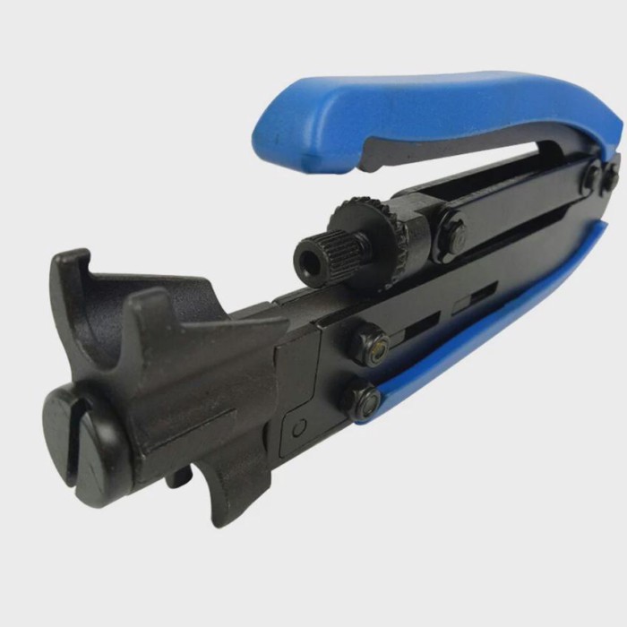 F, BNC, RCA Connector Tool RG59 RG6 RG11 Compression Tool Coaxial Cable Adjustable Cable Terminal C