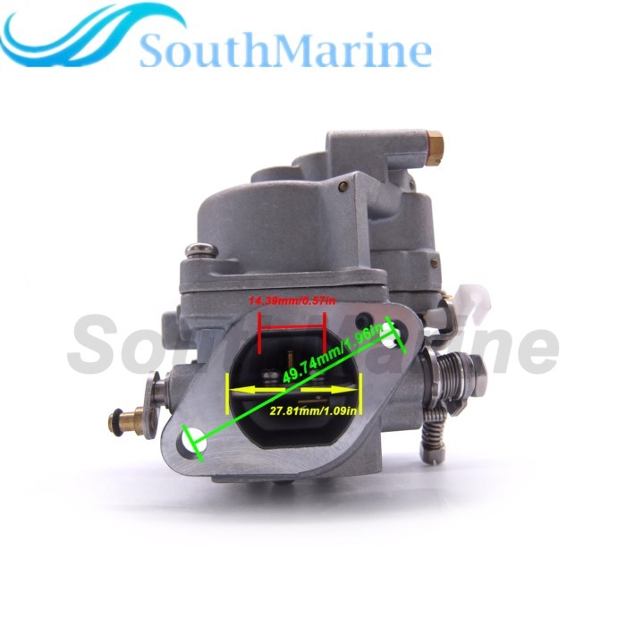 Outboard Engine 6AU-14301-40 6AU-14301-41 Carburetor Assy for Yamaha F9.9F T9.9G Boat Motor, Electr
