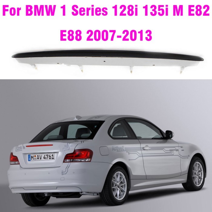 63257164978 For BMW E82 E88 Coupe Black Smoked LED Car Rear Boot Third Brake Light Lamp For BMW E82