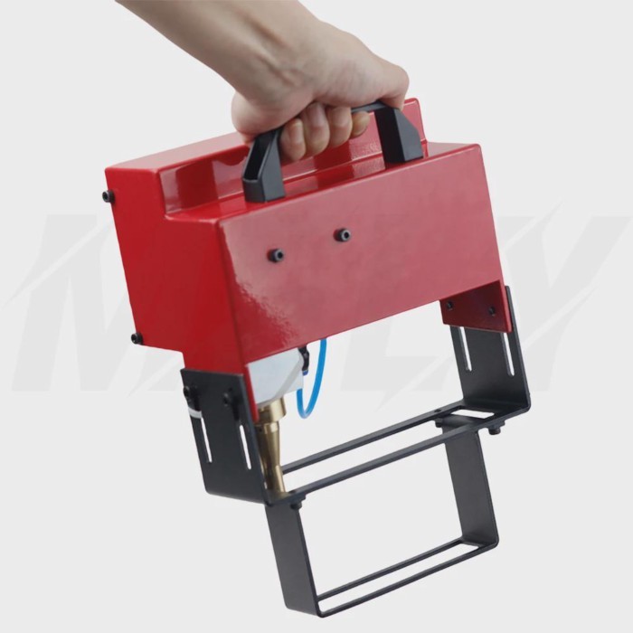Pneumatic Marking Machine 100x20mm Metal Marking Engrave Machine Air Dot Peen Marking Machine For V