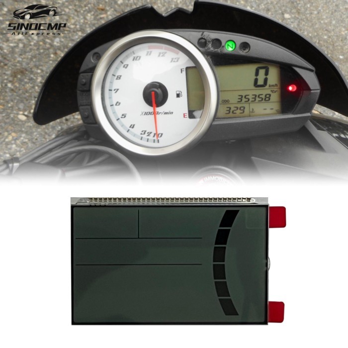 Motorcycle Meter LCD Display Screen For Kawasaki Z1000 Z750 Z750R ZX6R 636 Motorcycle Speedometer I