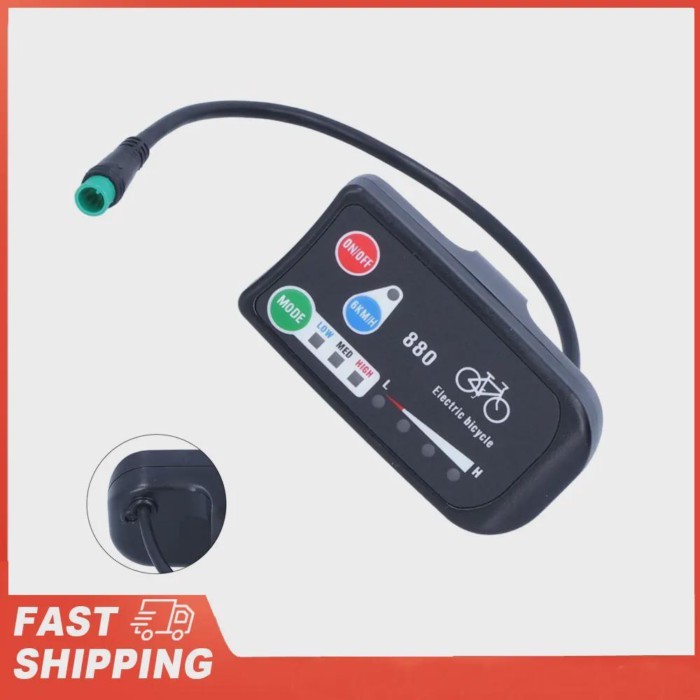 Electric Bicycle for KTLED880 Display EBike 36V 48V Display Meter EBike Accessories