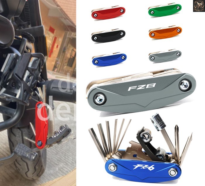 For Yamaha FZ6 FZ6S/N FZ8 Fazer Multifunctional Tool Repair Screwdriver Set Tool Conbination Tool A
