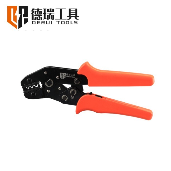 2Pcs Derui Tools SN-0325/SNA-0325 Mini European Terminal Crimping Pliers 0.75-2