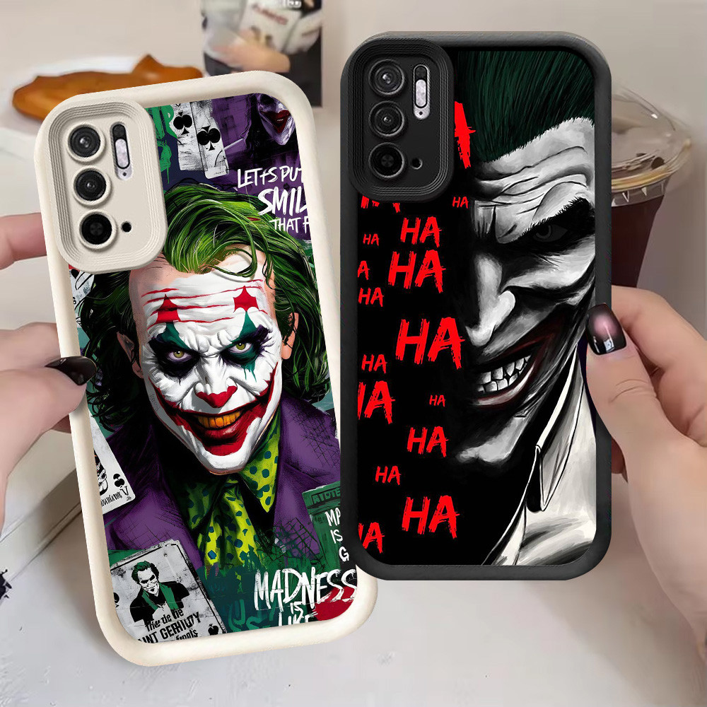 G-73 Joker Casing สําหรับ Xiaomi Redmi Note 10T 10S 10 Pro 2022 5G สีดําและสีขาว