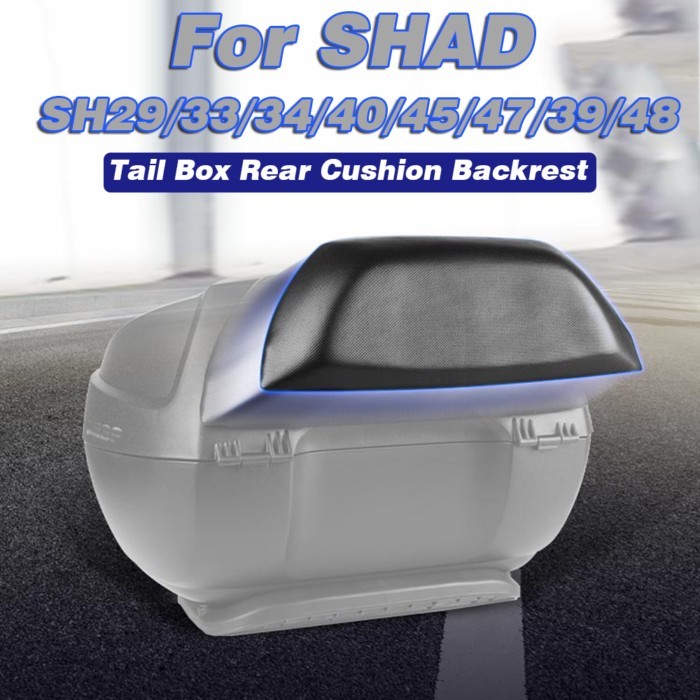 For SHAD SH29 SH33 SH34 SH39 SH40 SH45 SH47 SH48 NEW High Quality Motorcycle Rear Passenger Tail Bo