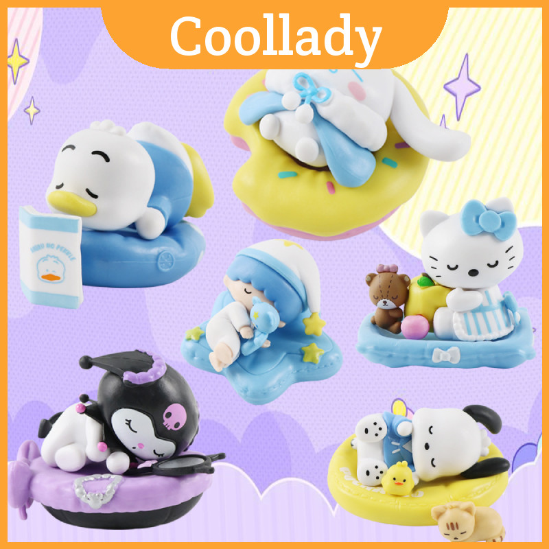 Kuromi Kt Sleeping Big Ear Dog Pvc วัสดุสะสม