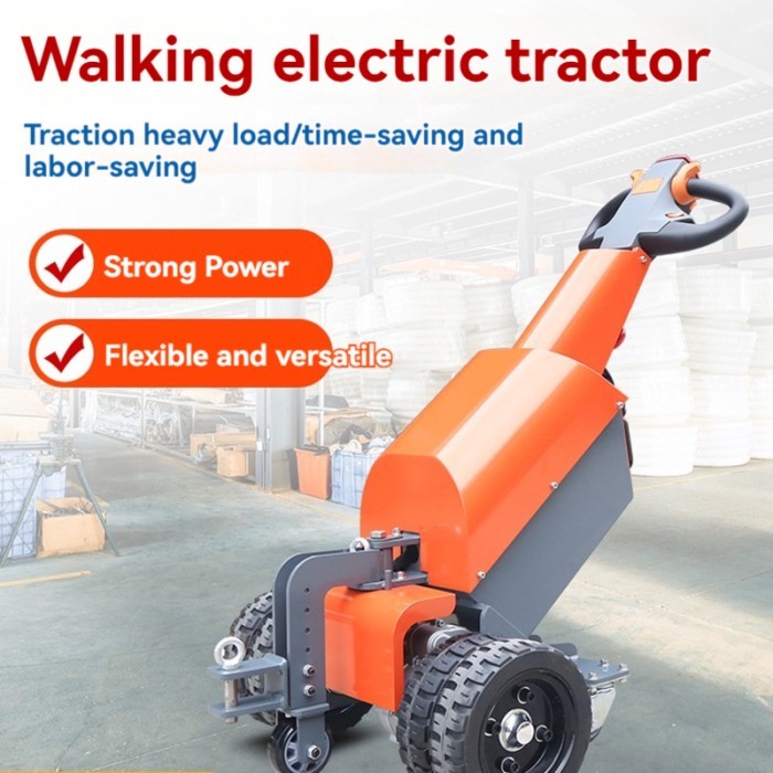Small electric tractor small trailer 1-2tons walking tractor