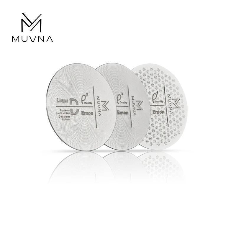 MUVNA Espresso Puck หน้าจอ 51/53/58 มม.,0.7/0.8/0.9 มม.กรองโลหะแบบใช้ซ้ําได้,กาแฟหน้าจออาบน้ําอัพเกร