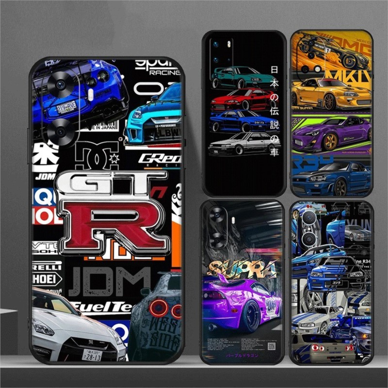 สําหรับ Huawei Nova 2i 2 Lite 3 3i 4E 5i 5T 7 10 SE 8i Y61 GTR supercar รถ TPU ซิลิโคนอ่อนนุ่มเคสโทร