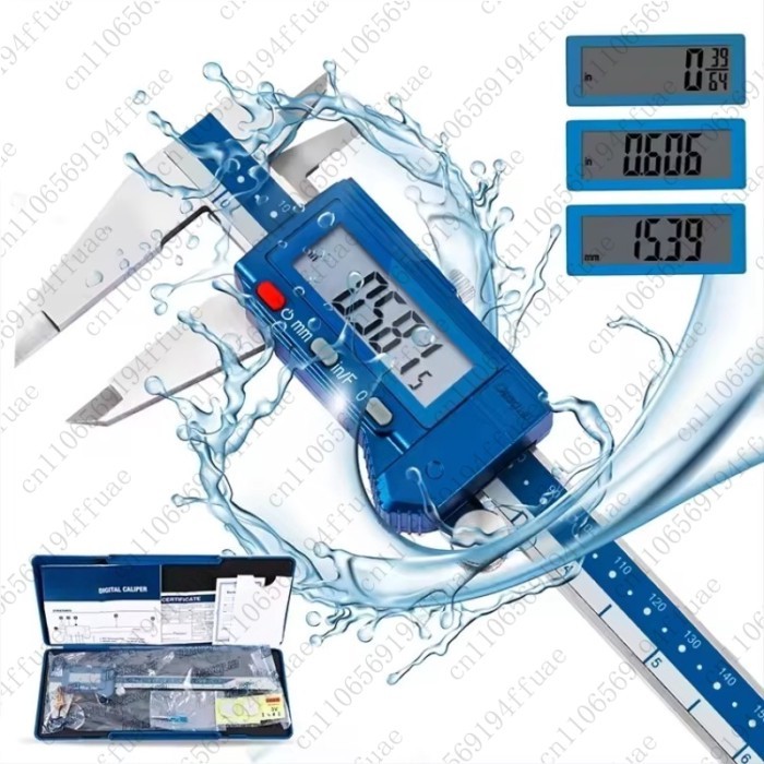 Vernier Caliper 0-150mm 0-6 inches 0-200mm 0-300mm IP54 Stainless Steel Waterproof Digital Electron