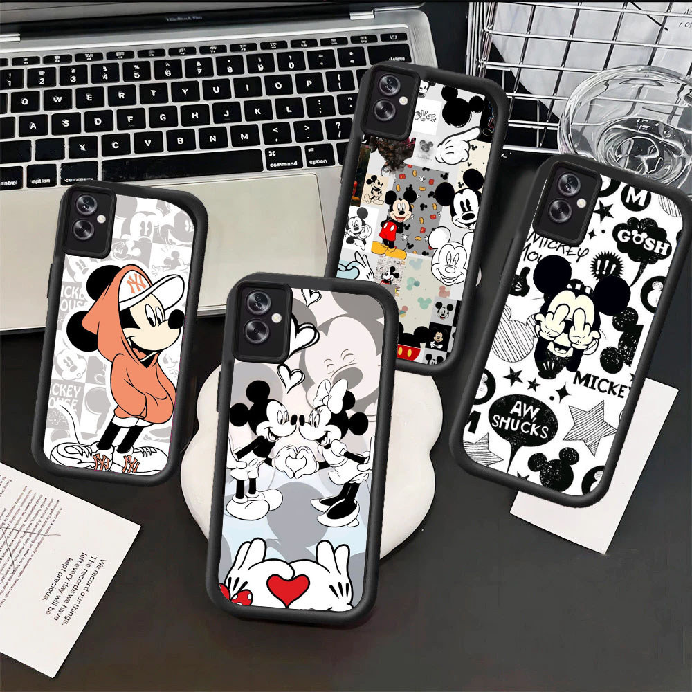 WC17 Mickey Mouse Casing สําหรับ Hp ชุบ Realme Narzo Note SE N63 N53 V13 K9X Q3 GT NEO6 50 8S 30 8 P