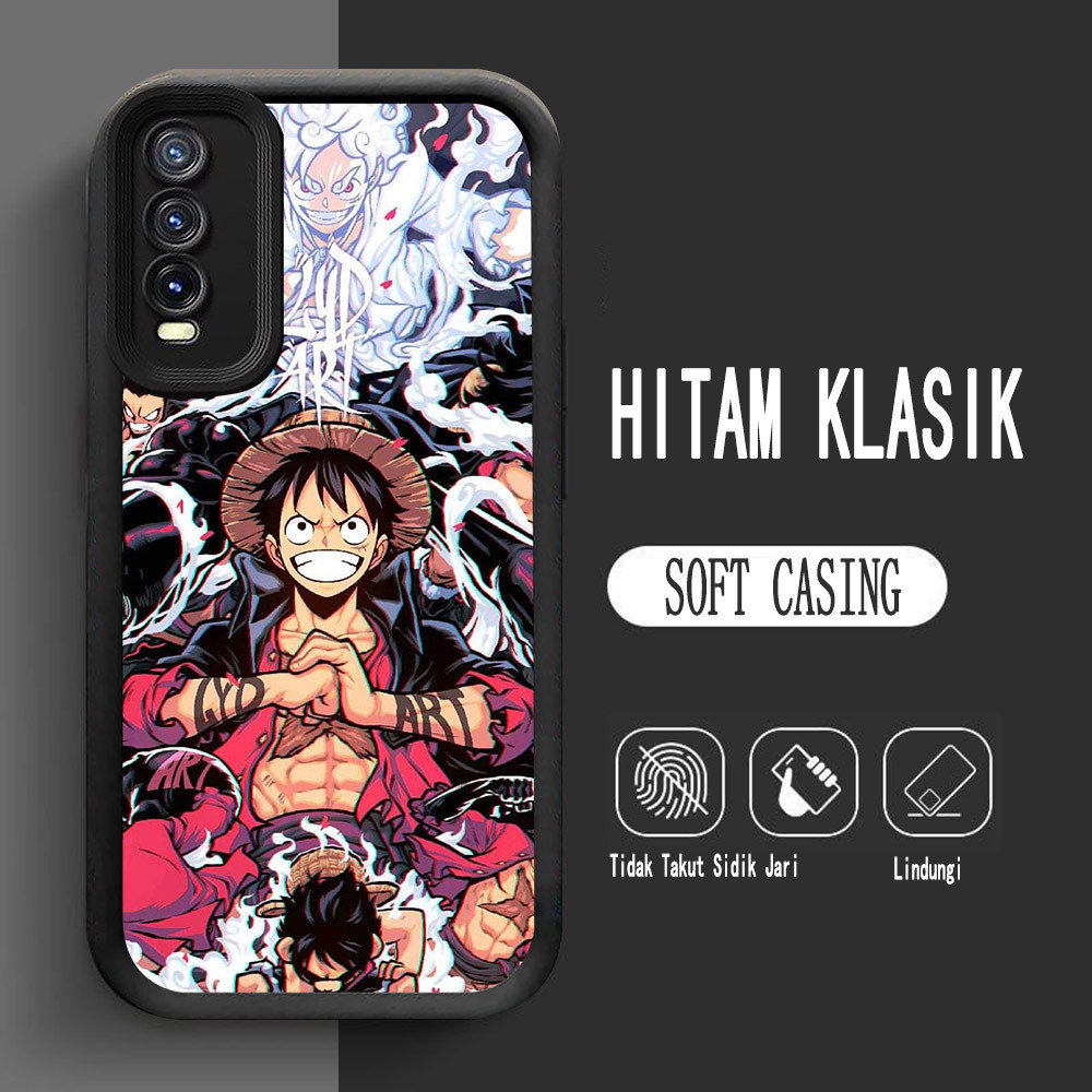 Y-13 One Piece LuffyซิลิโคนสําหรับVIVO Y12s Y20s Y11s Y20i Y66 S1 Pro Y20 กรณี
