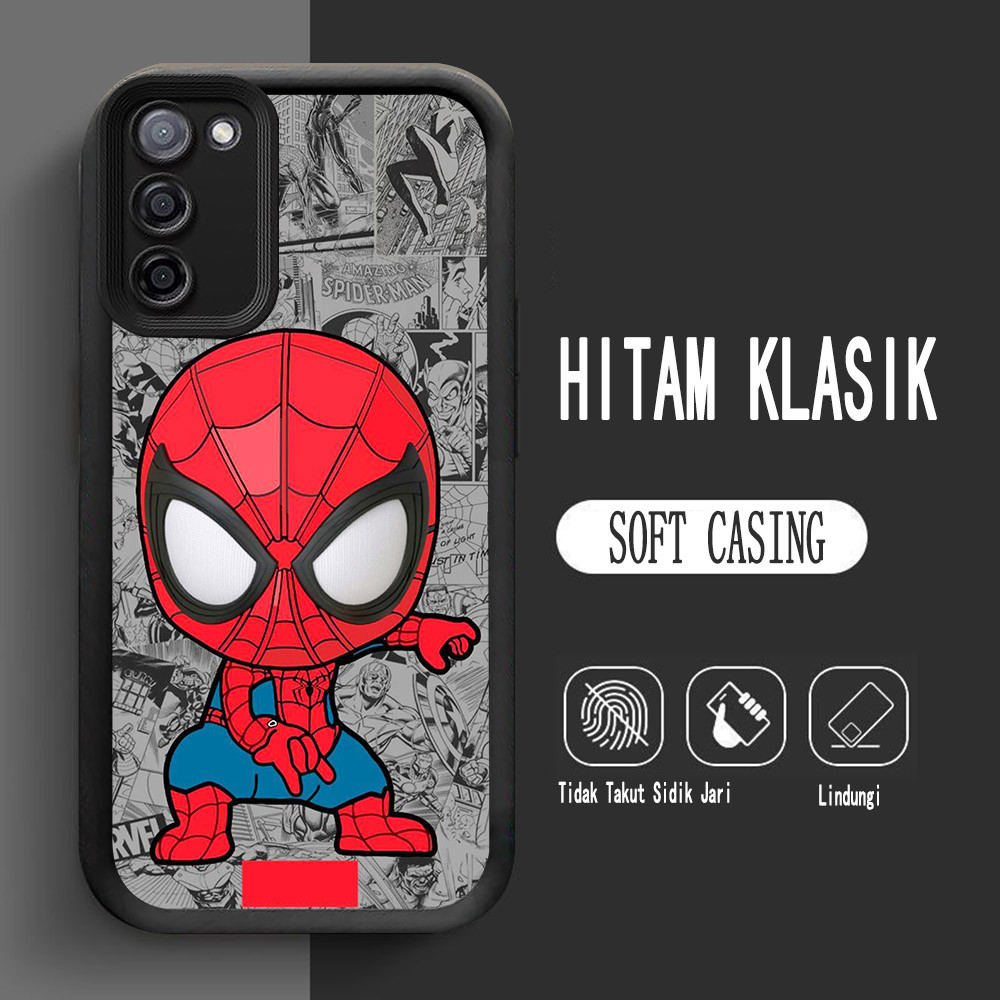 Y-1 เคสซิลิโคน Spider-Man สําหรับ Samsung A03 Core M02S A03S M02 F02S A02S A02 กรณี