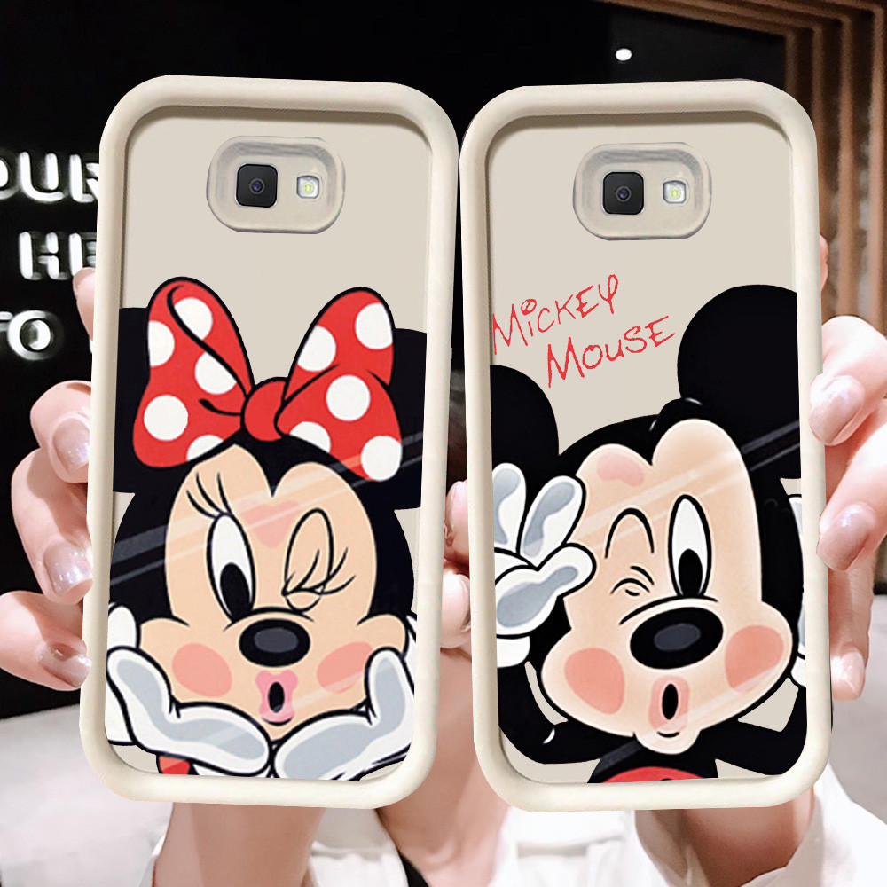 N-6 Mickey Soft Casing สําหรับ Samsung J6 J7 J2 J4 Prime Plus Pro