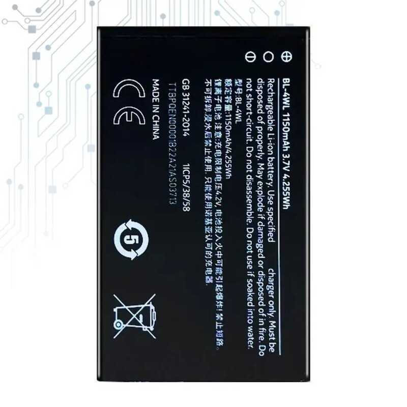 Battery BL-4WL For Nokia 215 TA-1024 TA-1035 220 TA-1011 TA-1029 225 TA-1017 TA-1030 230 TA-1027 TA-