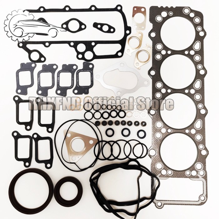Engine overhaul gasket set 4M40 4M40T 4M40-T ME996729 repair kit for Mitsubishi Pajero GLS GLX Mont