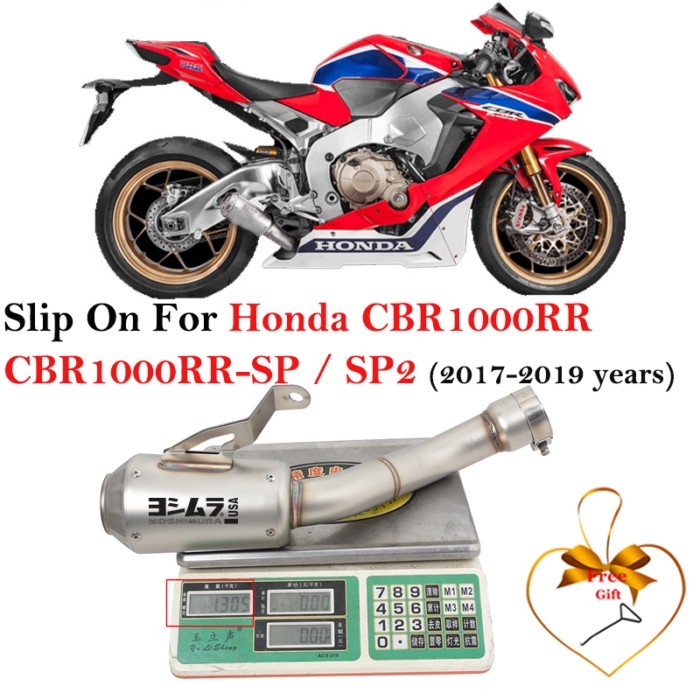 For Honda CBR1000RR CBR1000RR-SP / SP2 CBR 1000RR 2017 - 2019 Motorcycle Exhaust Escape Muffler And