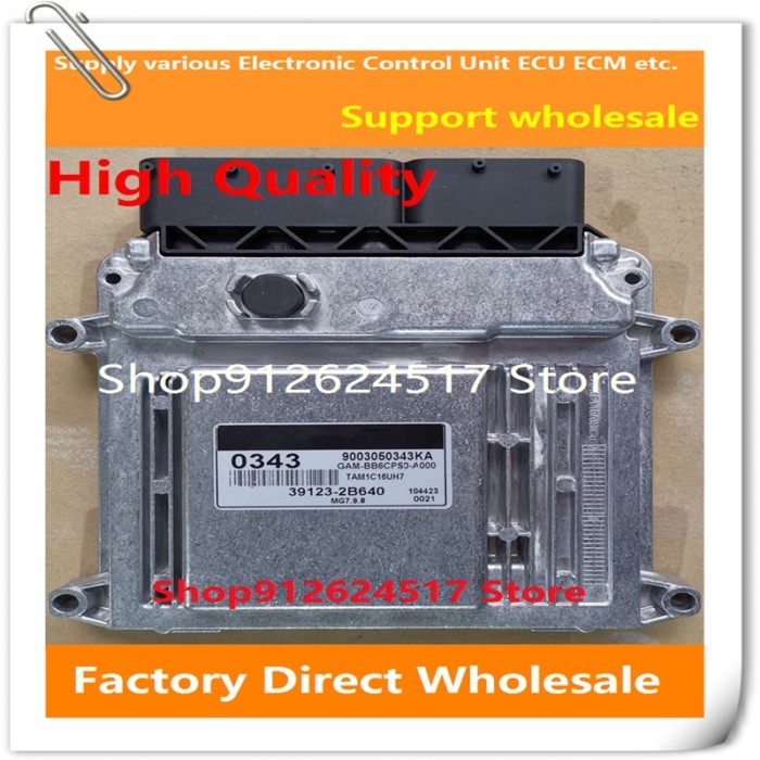 39110-02HF5 6675 MG7.9.8 ECU 39123-2B640 0343 Engine Computer Board 39120-2B500 KIA Compatible For
