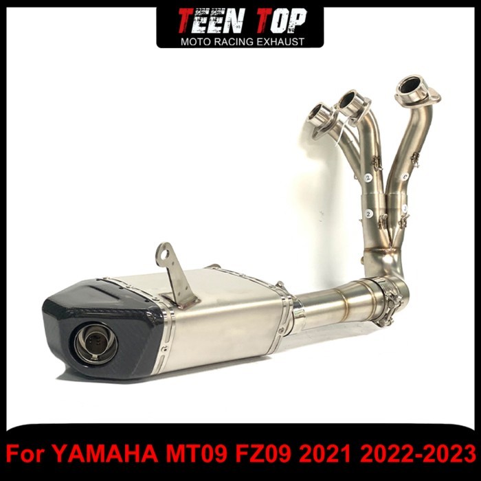 Motorcycle Under-bike Full Exhaust System For YAMAHA MT09 FZ09 Exhaust Elbow Connection Pipe MT09 2