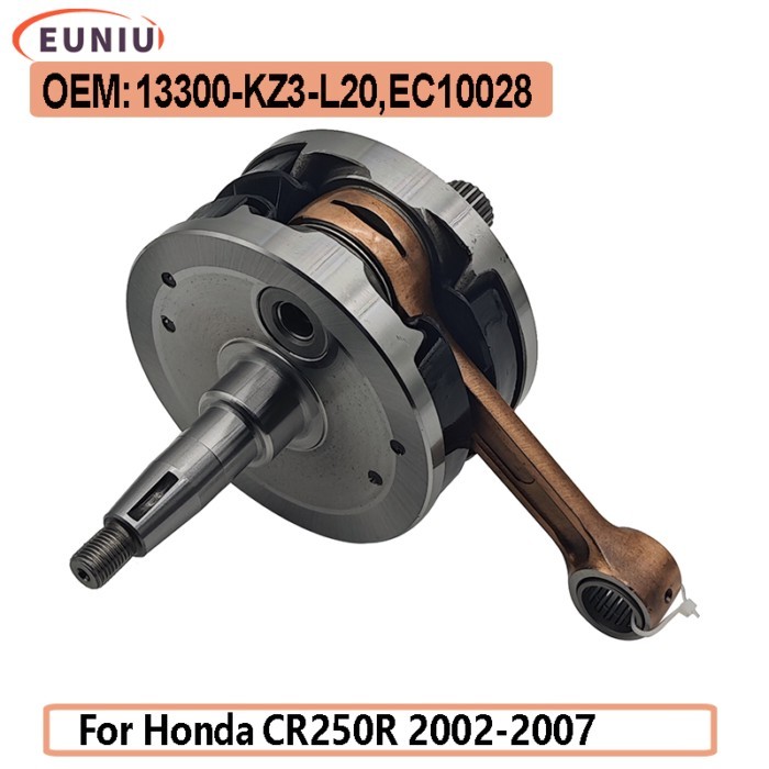 Performance Crankshaft Assembly For Honda CR250R 2002-2007 13300-KZ3-L20 Motor Engine Parts Connect